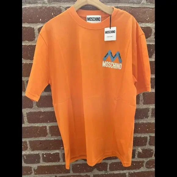 Palace Moschino Orange T-shirt men’s Size L New With Tags